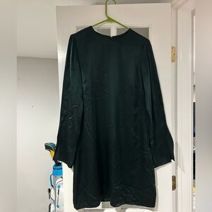 Banana Republic Dark Green Long Sleeve Dress